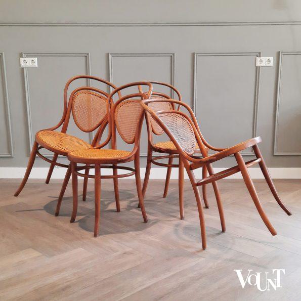 Set van 4 nr. 41 stoelen, Jakob & Josef Kohn, rond 1890
