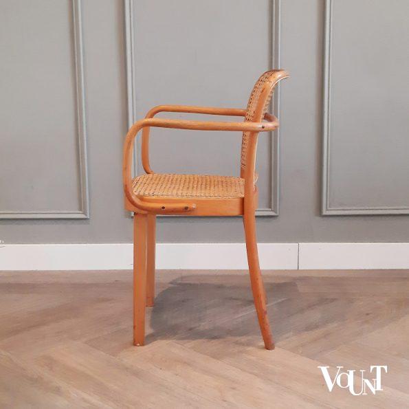 Set van 2 Praag of 811 stoelen, Josef Hoffmann voor Thonet, jaren '50