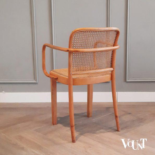 Set van 2 Praag of 811 stoelen, Josef Hoffmann voor Thonet, jaren '50