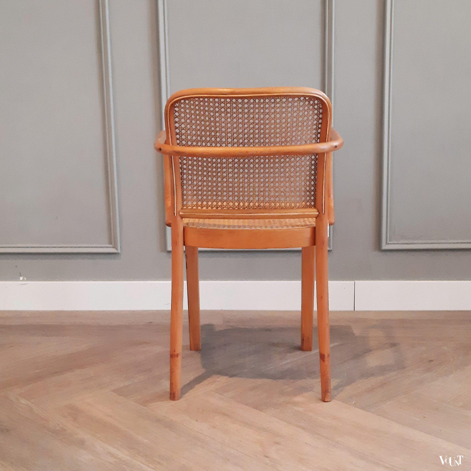 Set van 2 Praag of 811 stoelen, Josef Hoffmann voor Thonet, jaren '50