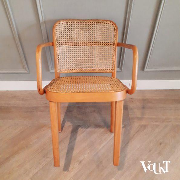 Set van 2 Praag of 811 stoelen, Josef Hoffmann voor Thonet, jaren '50
