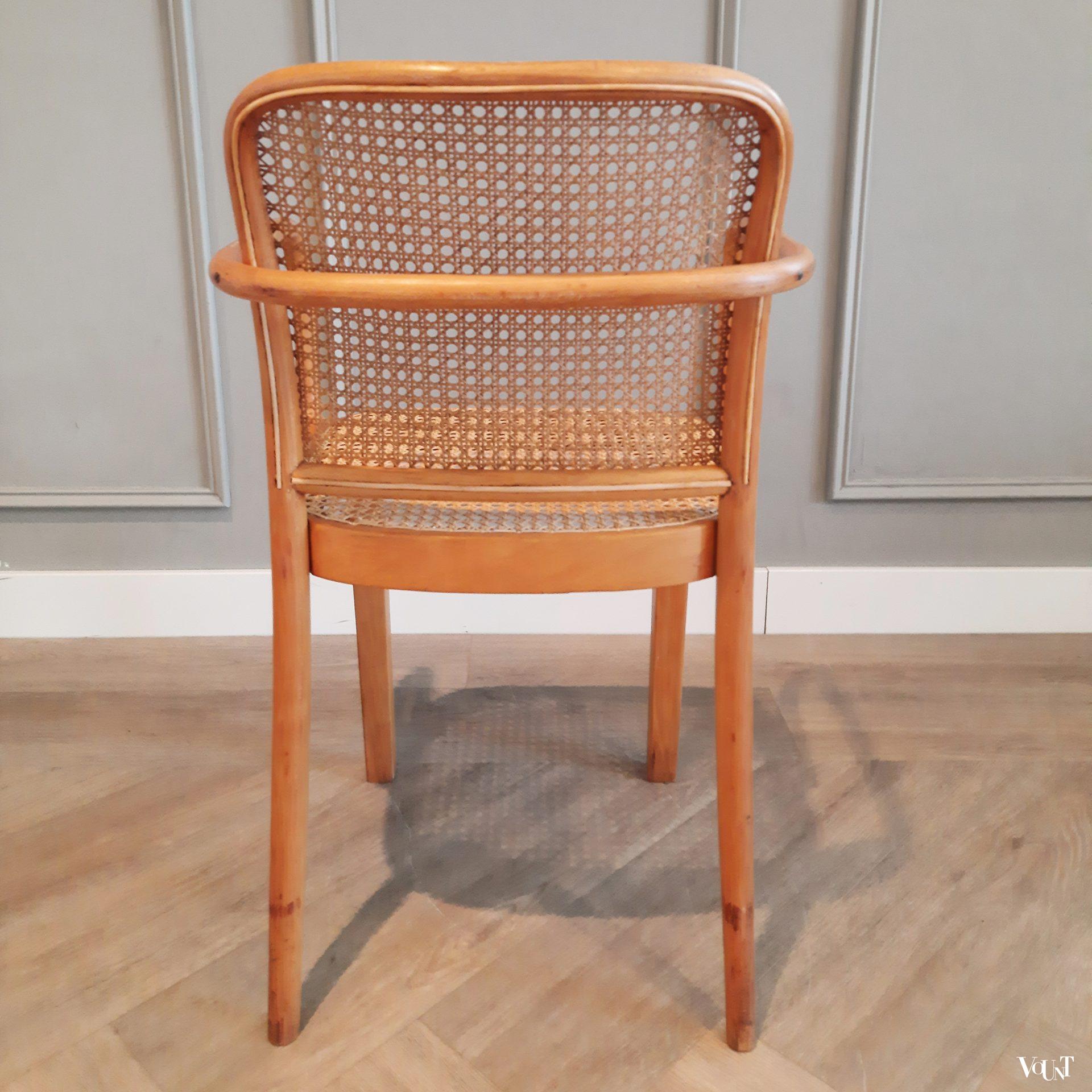Set van 2 Praag of 811 stoelen, Josef Hoffmann voor Thonet, jaren '50