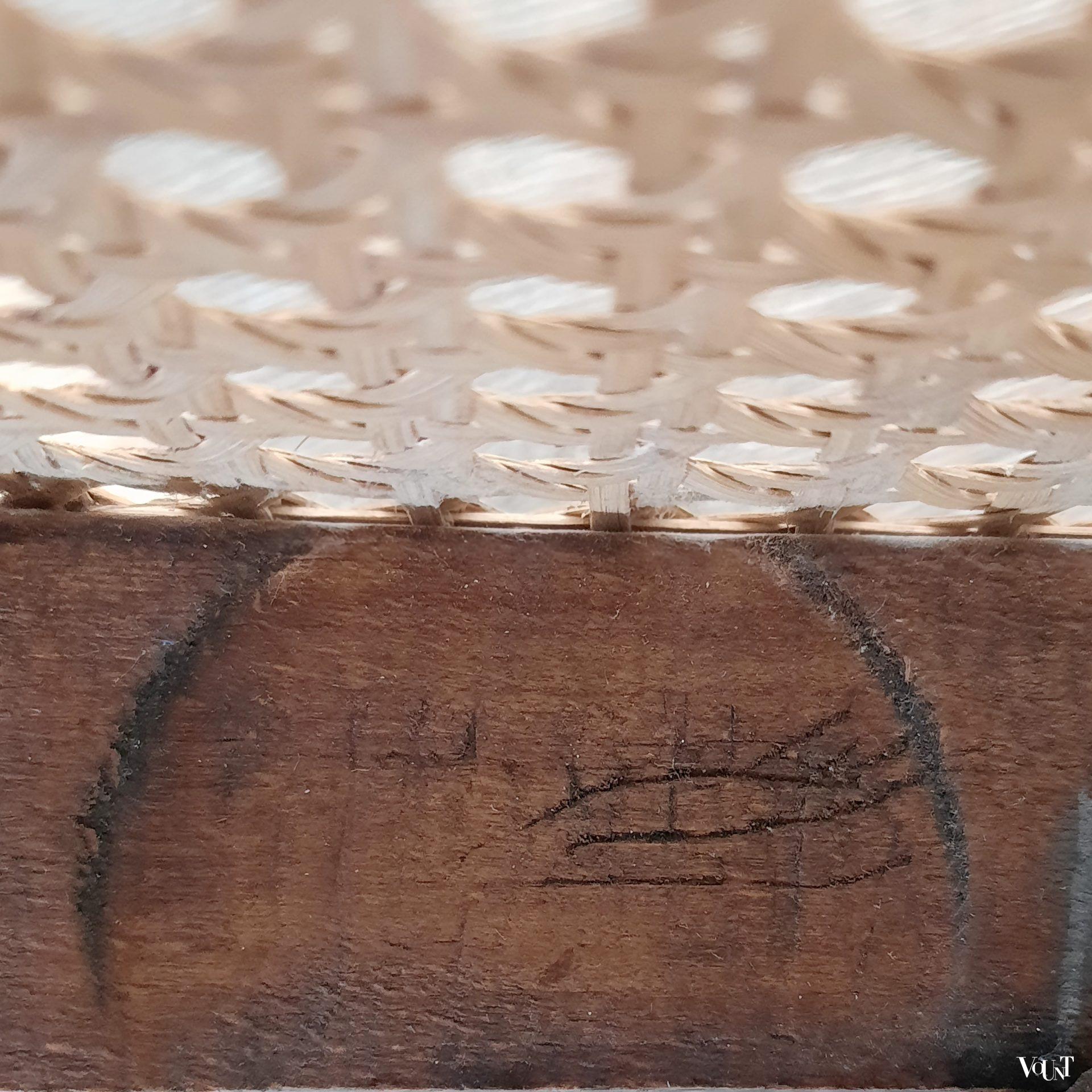 Thonet bureaustoel met rotan zitting en rugleuning, Nr. 5901, rond 1900