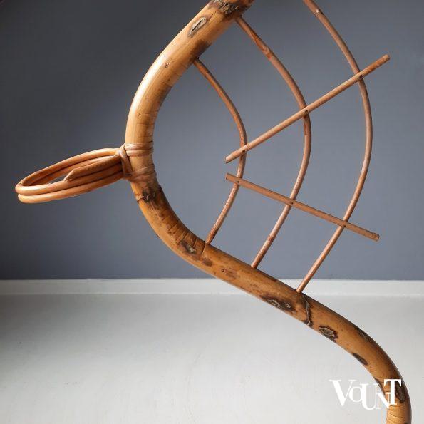 Rotan plantenstandaard slang, jaren '50