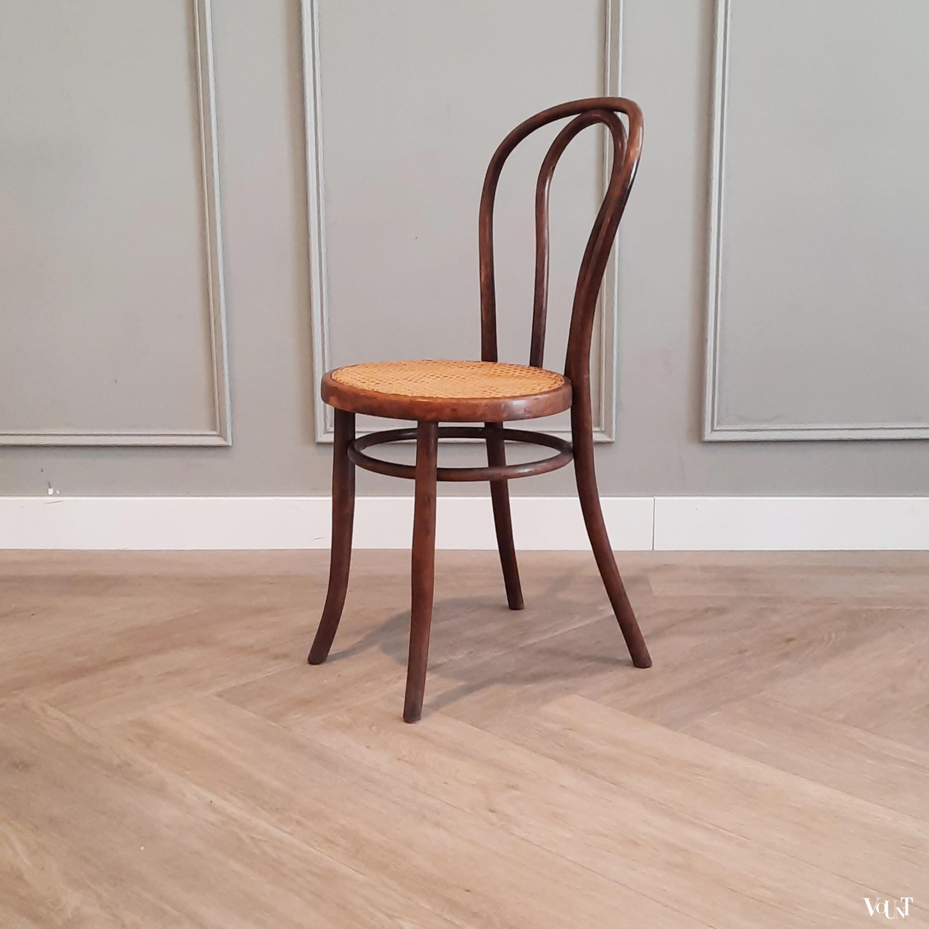 Set van 4 nr. 18 stoelen, Mundus / Josef Hofmann, jaren '20