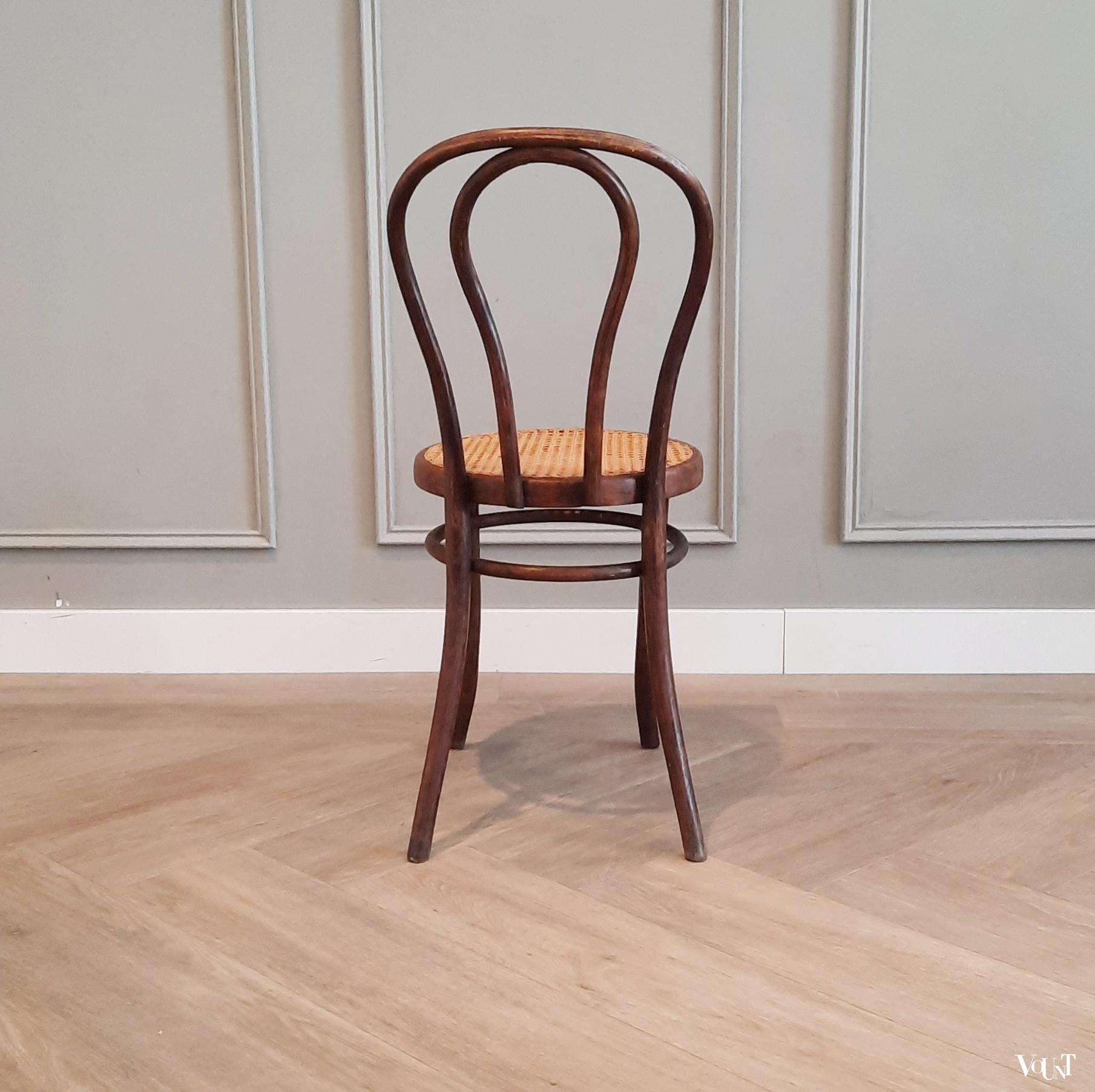 Set van 4 nr. 18 stoelen, Mundus / Josef Hofmann, jaren '20