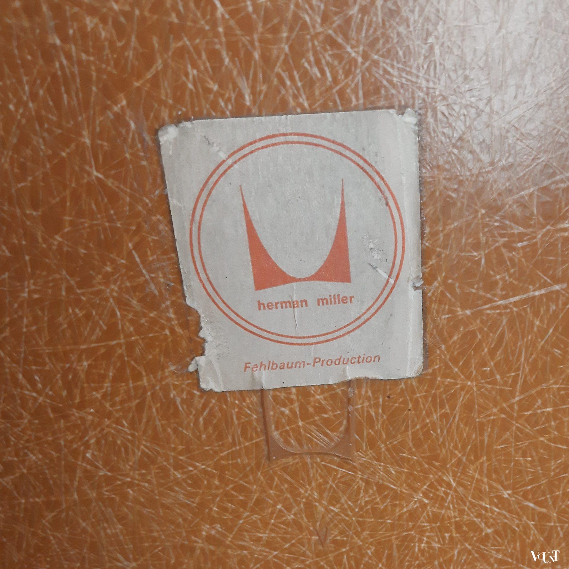 Set van 6 DSX stoelen, Charles & Ray Eames voor Herman Miller / Fehlbaum Production, jaren '70