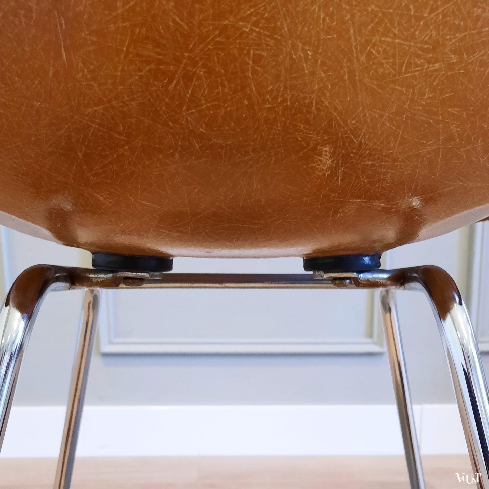 Set van 6 DSX stoelen, Charles & Ray Eames voor Herman Miller / Fehlbaum Production, jaren '70