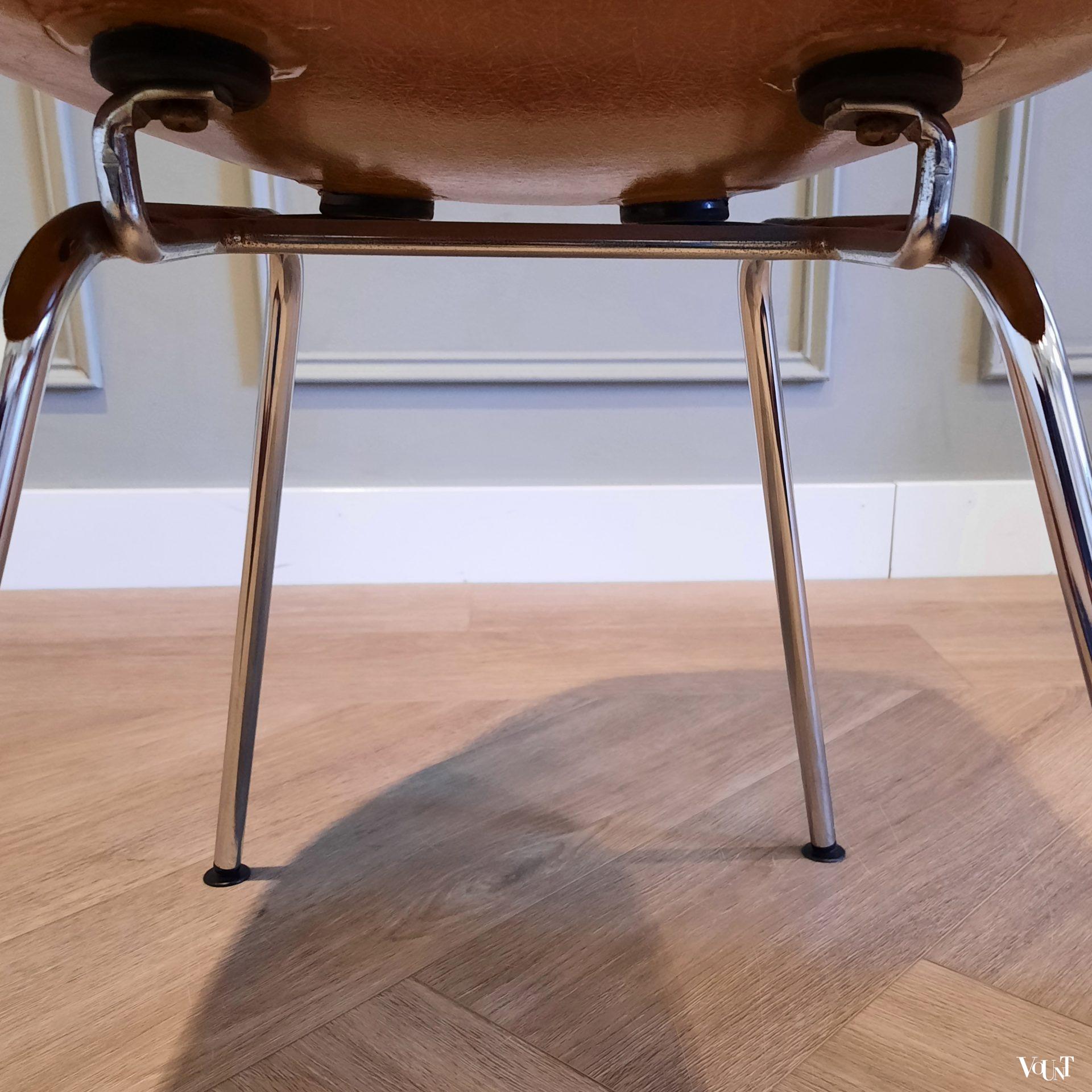 Set van 6 DSX stoelen, Charles & Ray Eames voor Herman Miller / Fehlbaum Production, jaren '70