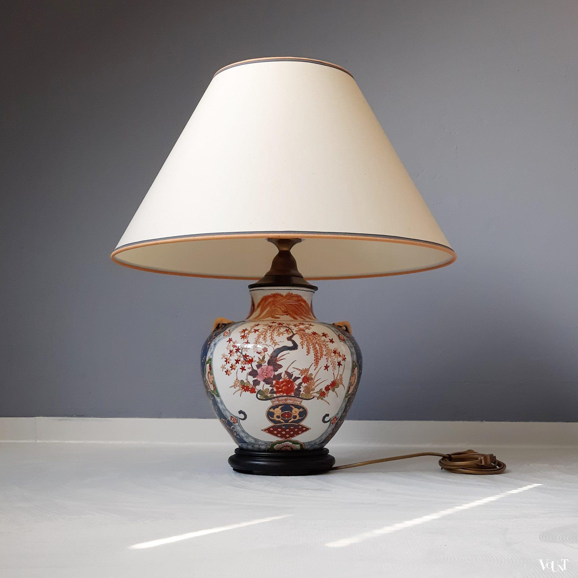 Vintage Aziatische vaaslamp