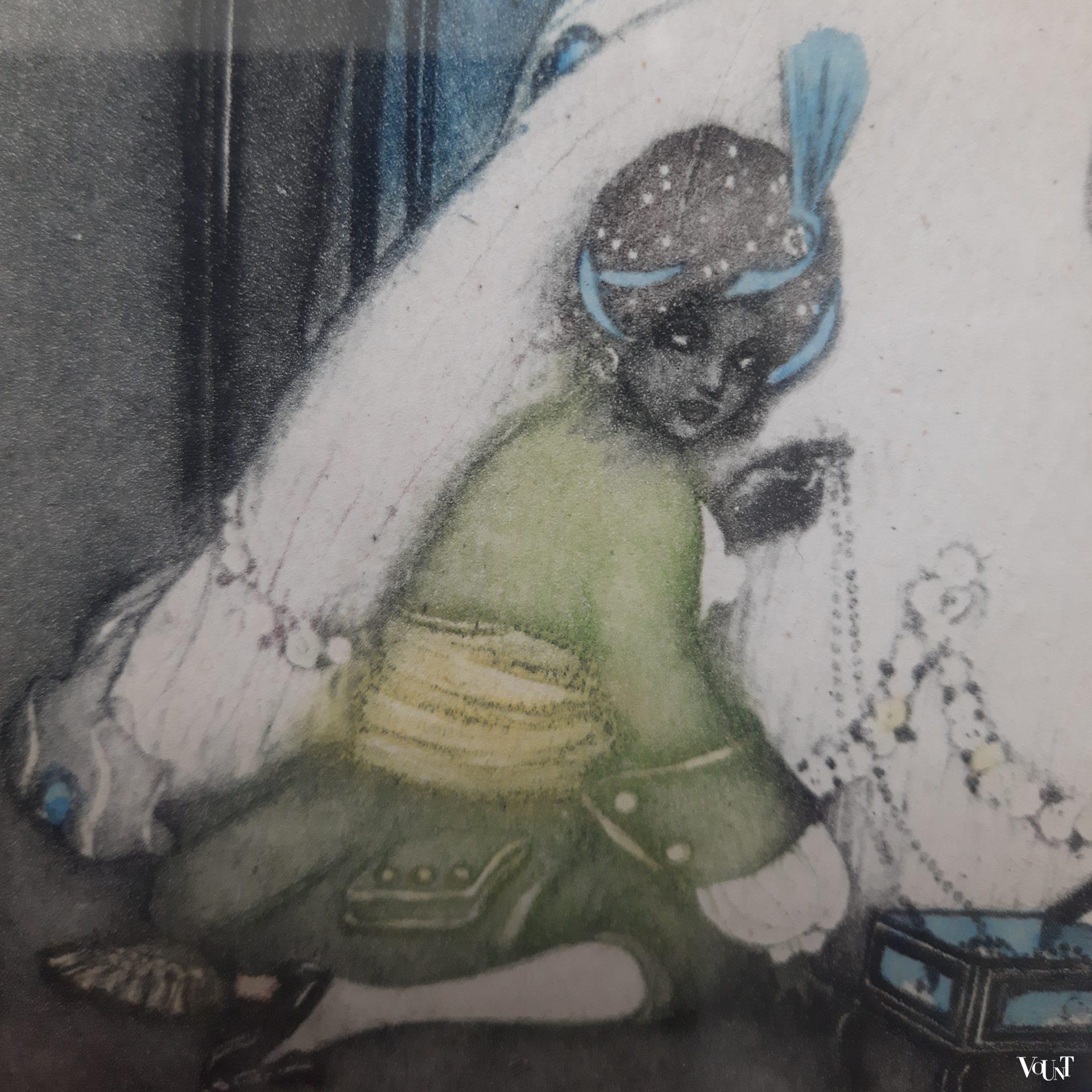 Set van 2 originele lithografieën van Jennie Harbour, ca. 1925