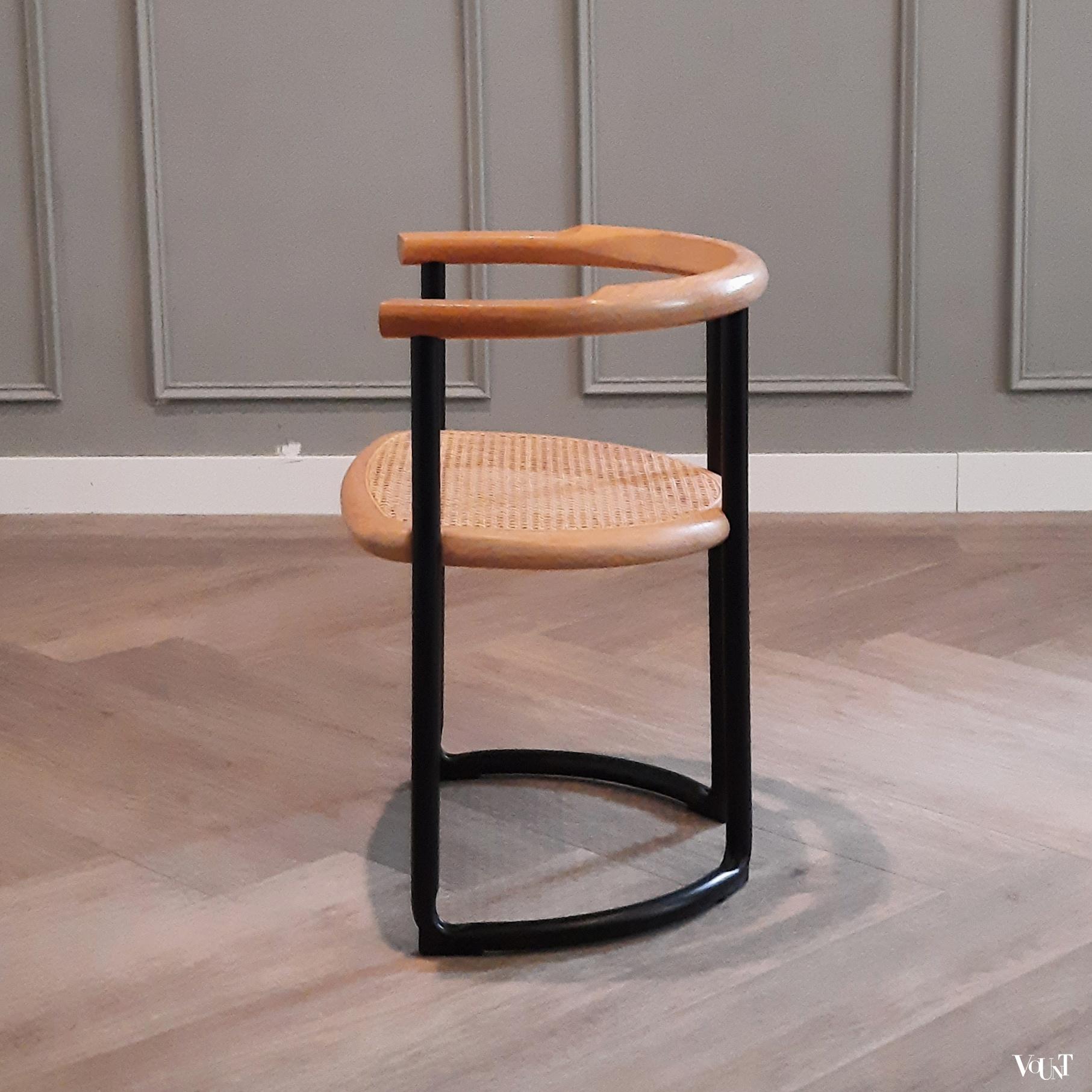 Set van 4 Achillea stoelen, Tito Agnoli voor Ycami Collection, jaren '70