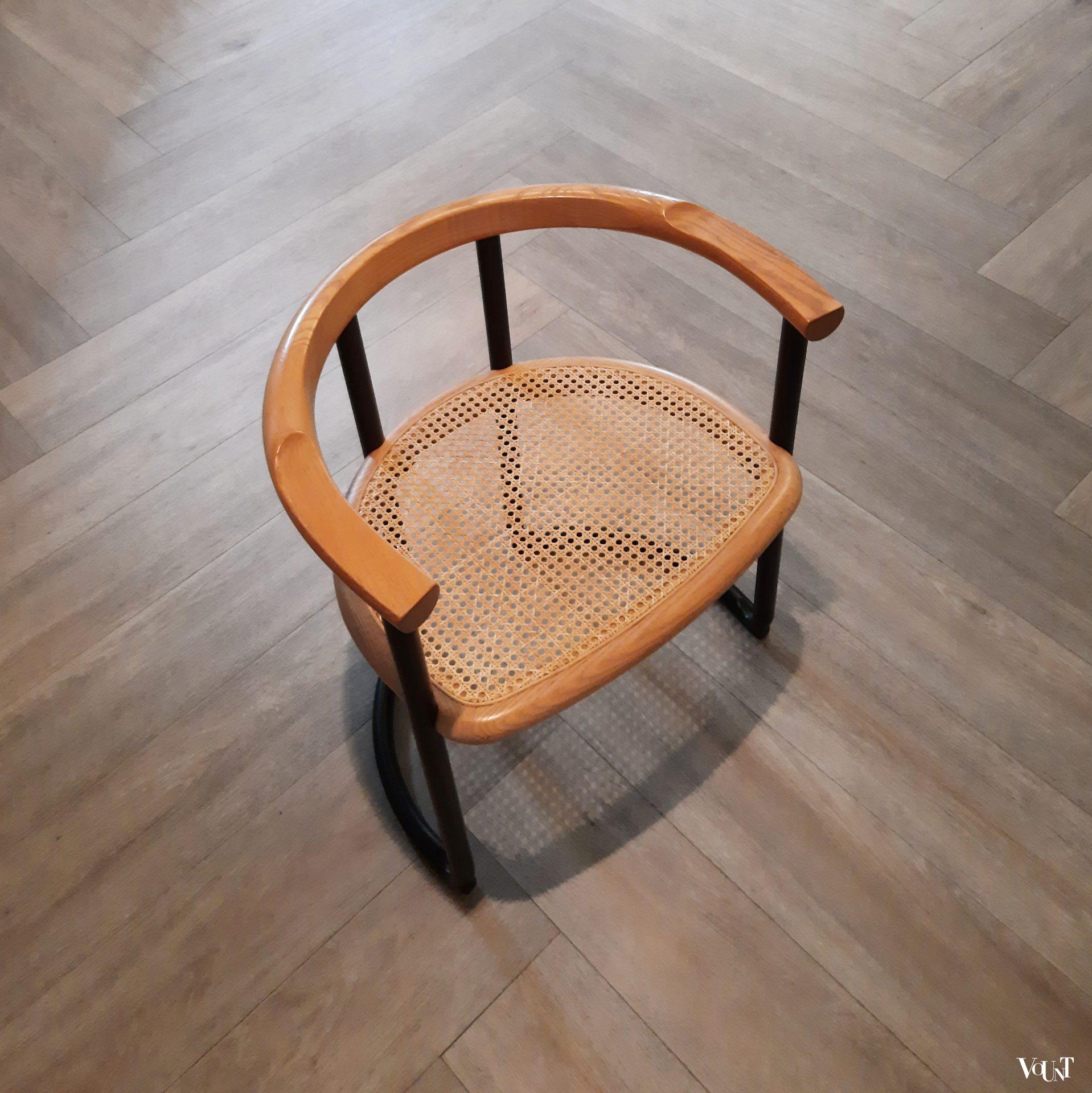 Set van 4 Achillea stoelen, Tito Agnoli voor Ycami Collection, jaren '70