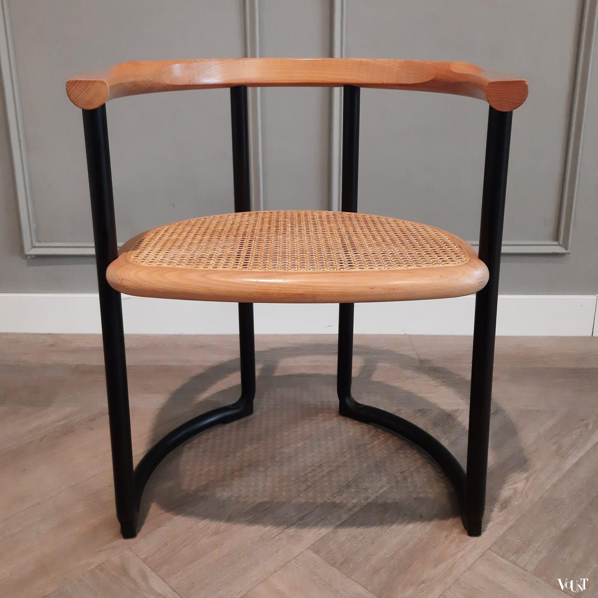 Set van 4 Achillea stoelen, Tito Agnoli voor Ycami Collection, jaren '70