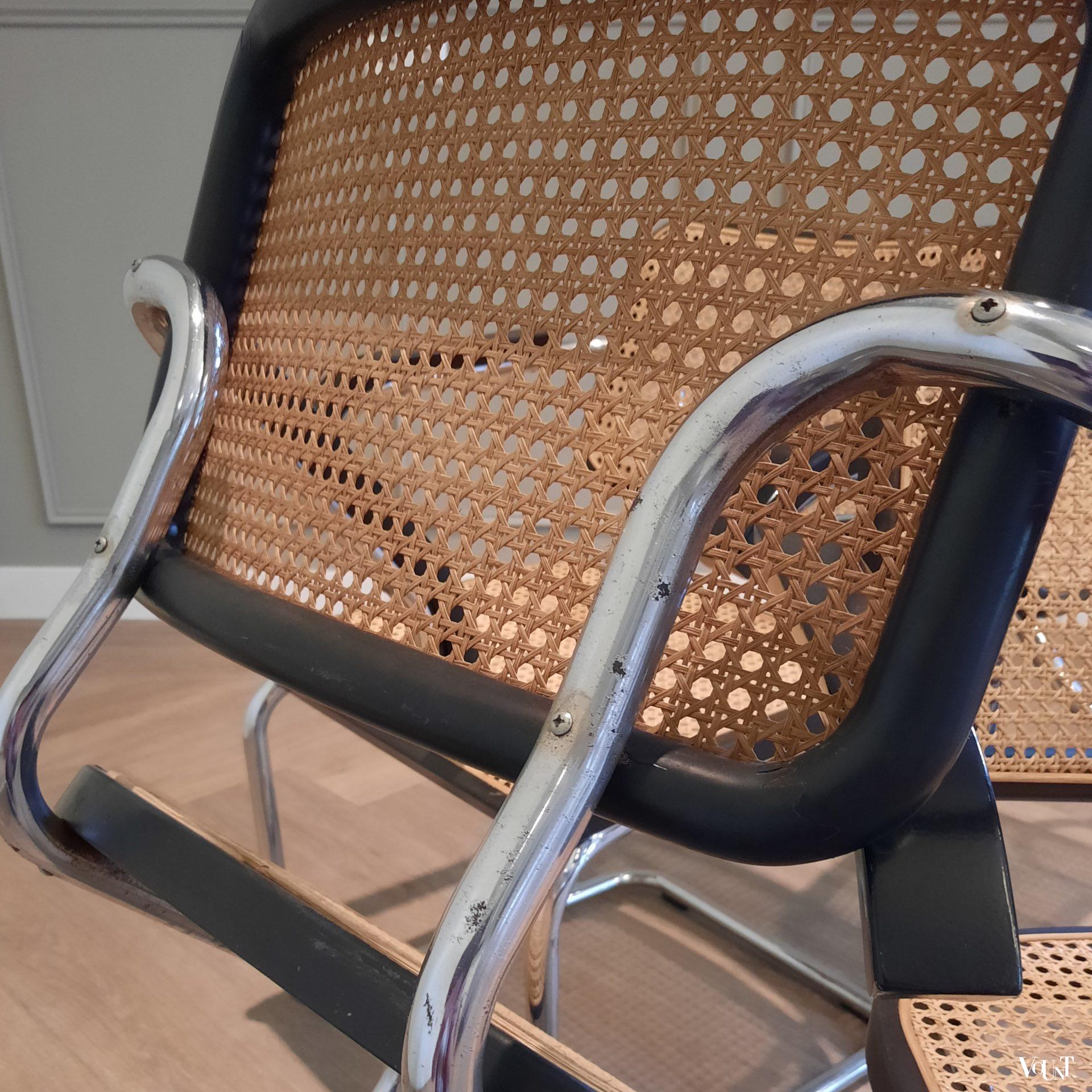 Set van 4 originele S64 stoelen, Marcel Breuer voor Thonet, jaren '90