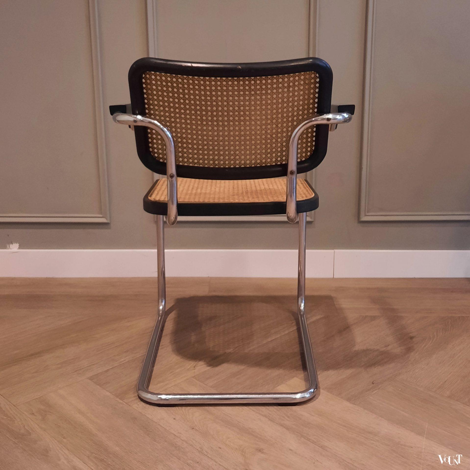 Set van 4 originele S64 stoelen, Marcel Breuer voor Thonet, jaren '90