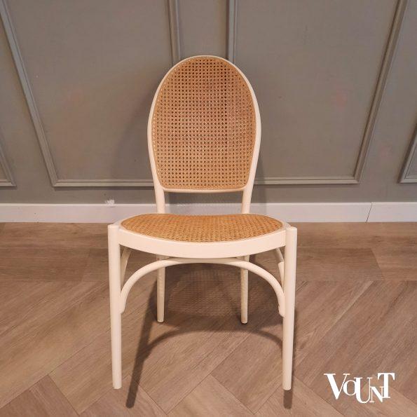 Originele witte Thonet-stoel, jaren '80