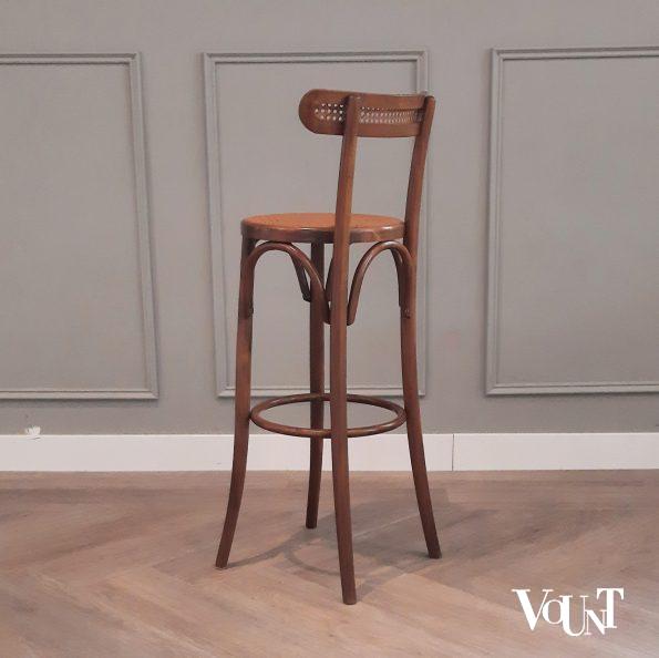 Set van 4 vintage bentwood barkrukken, jaren '70