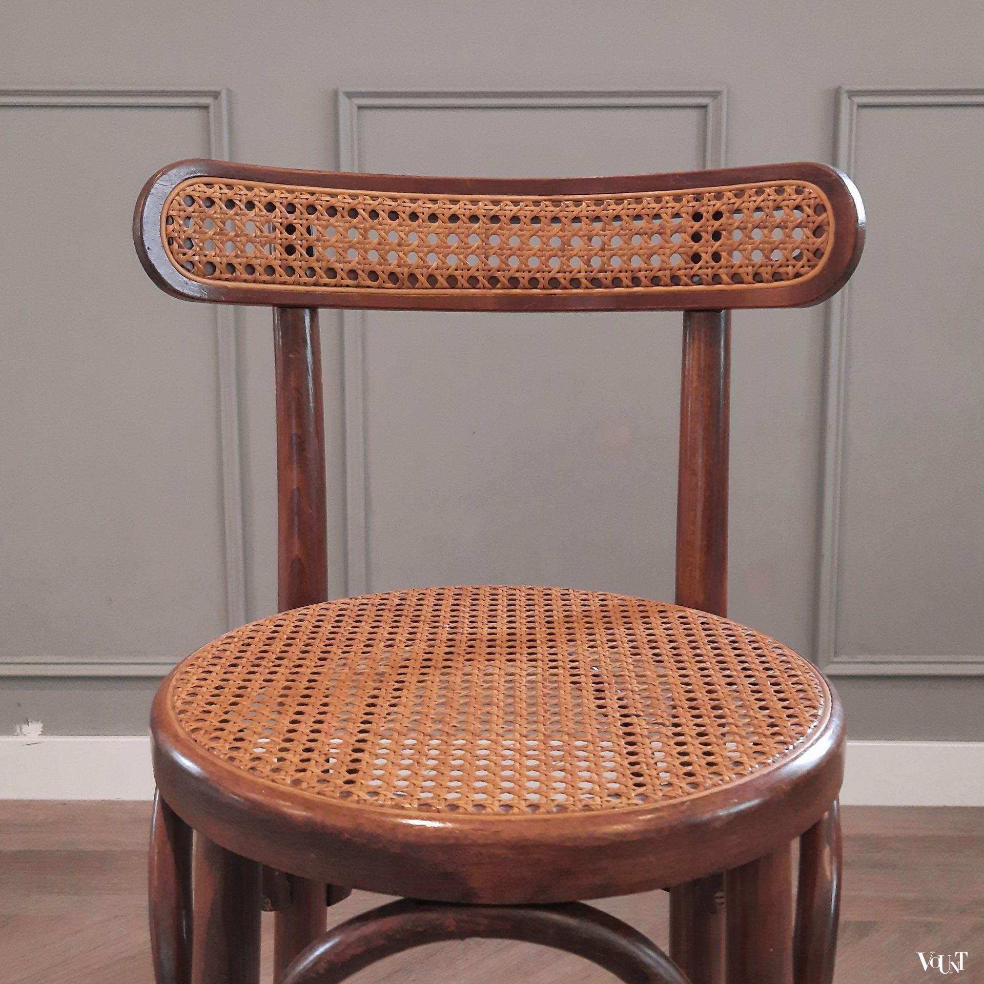 Set van 4 vintage bentwood barkrukken, jaren '70