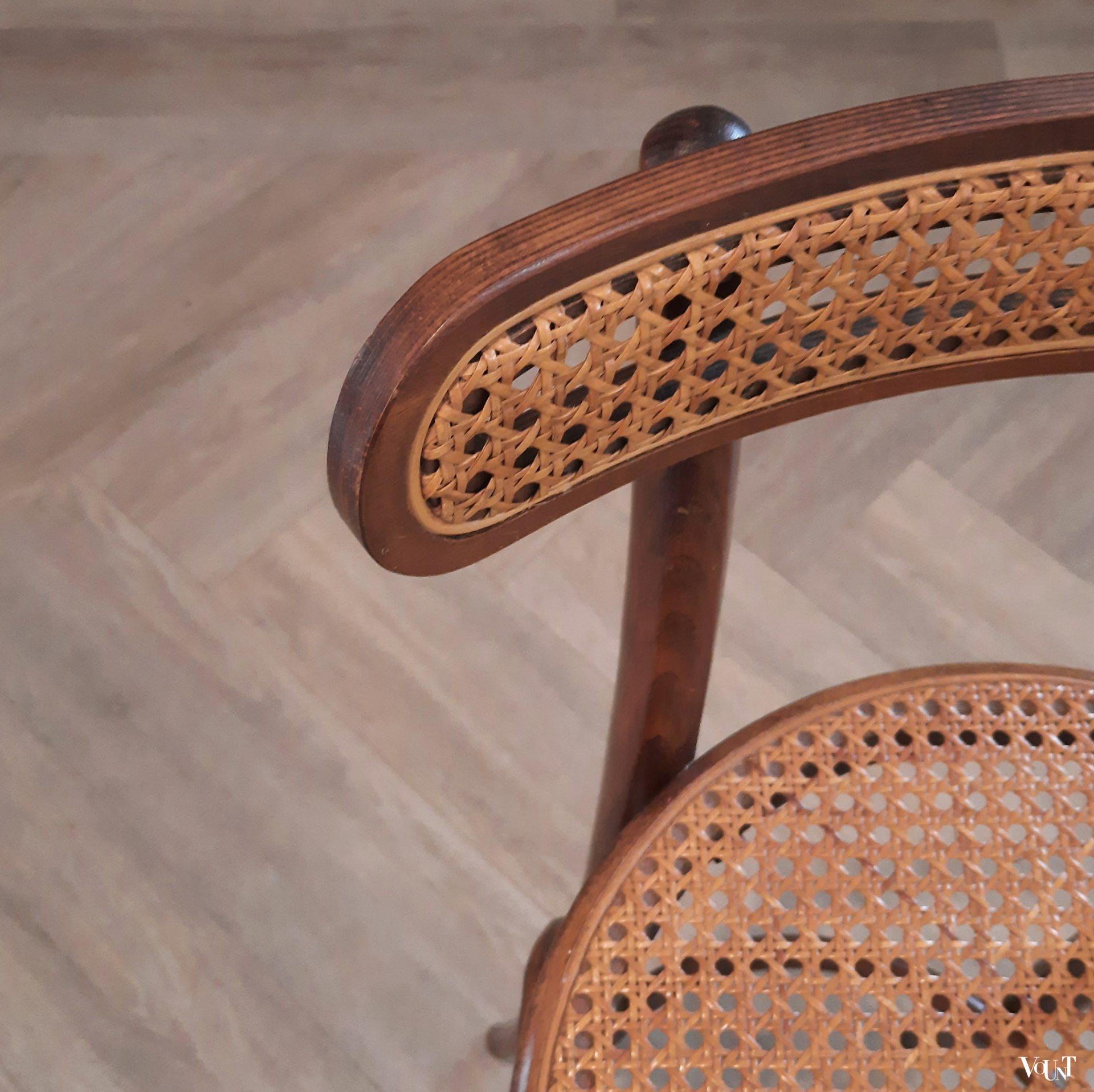 Set van 4 vintage bentwood barkrukken, jaren '70