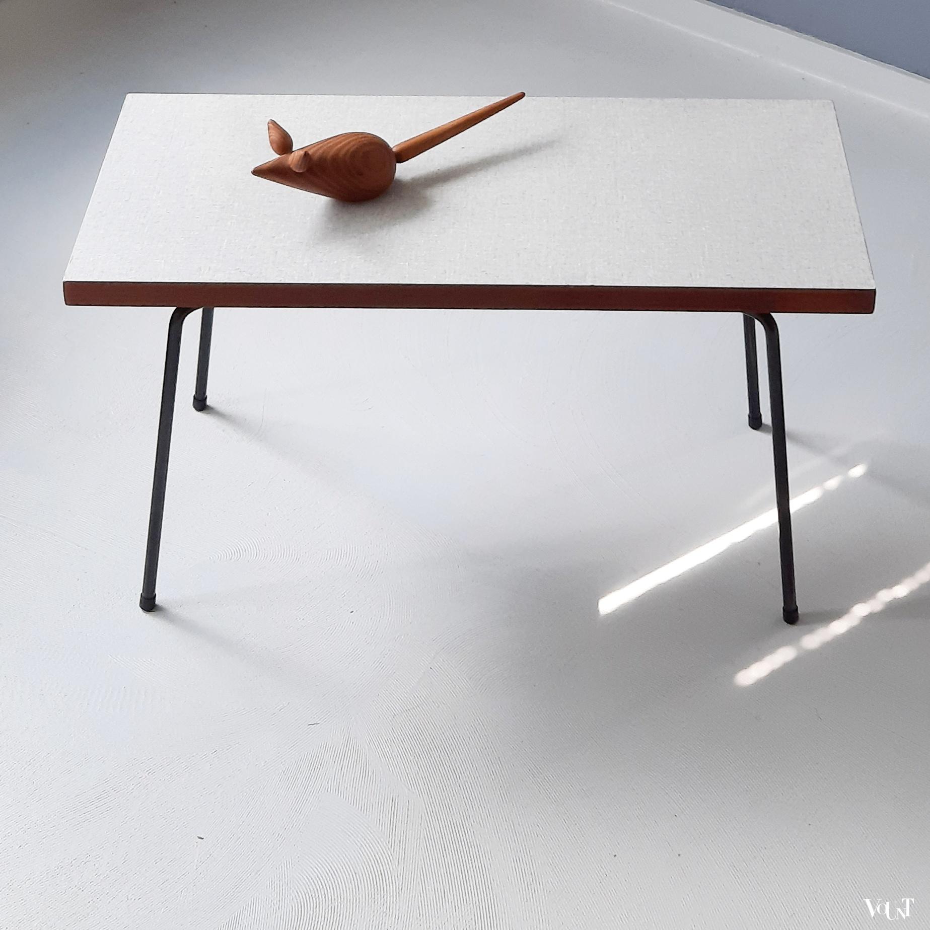 Jaren '60 inklapbare salontafel / bijzettafel