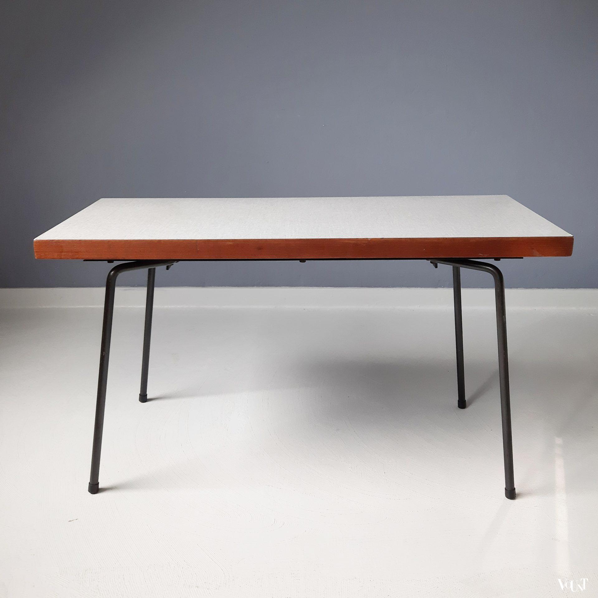 Jaren '60 inklapbare salontafel / bijzettafel