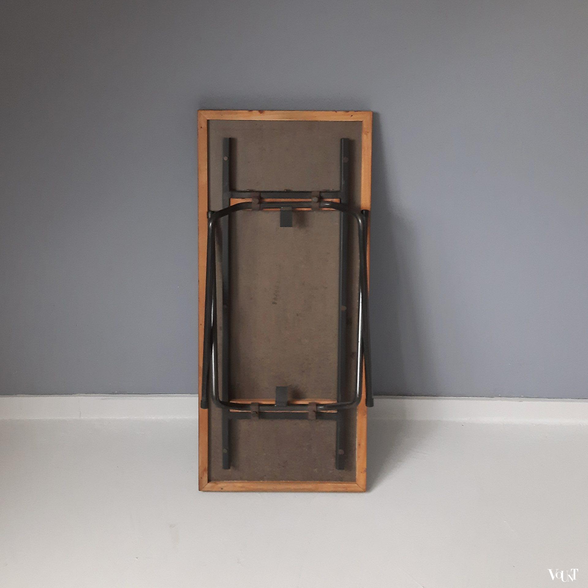 Jaren '60 inklapbare salontafel / bijzettafel