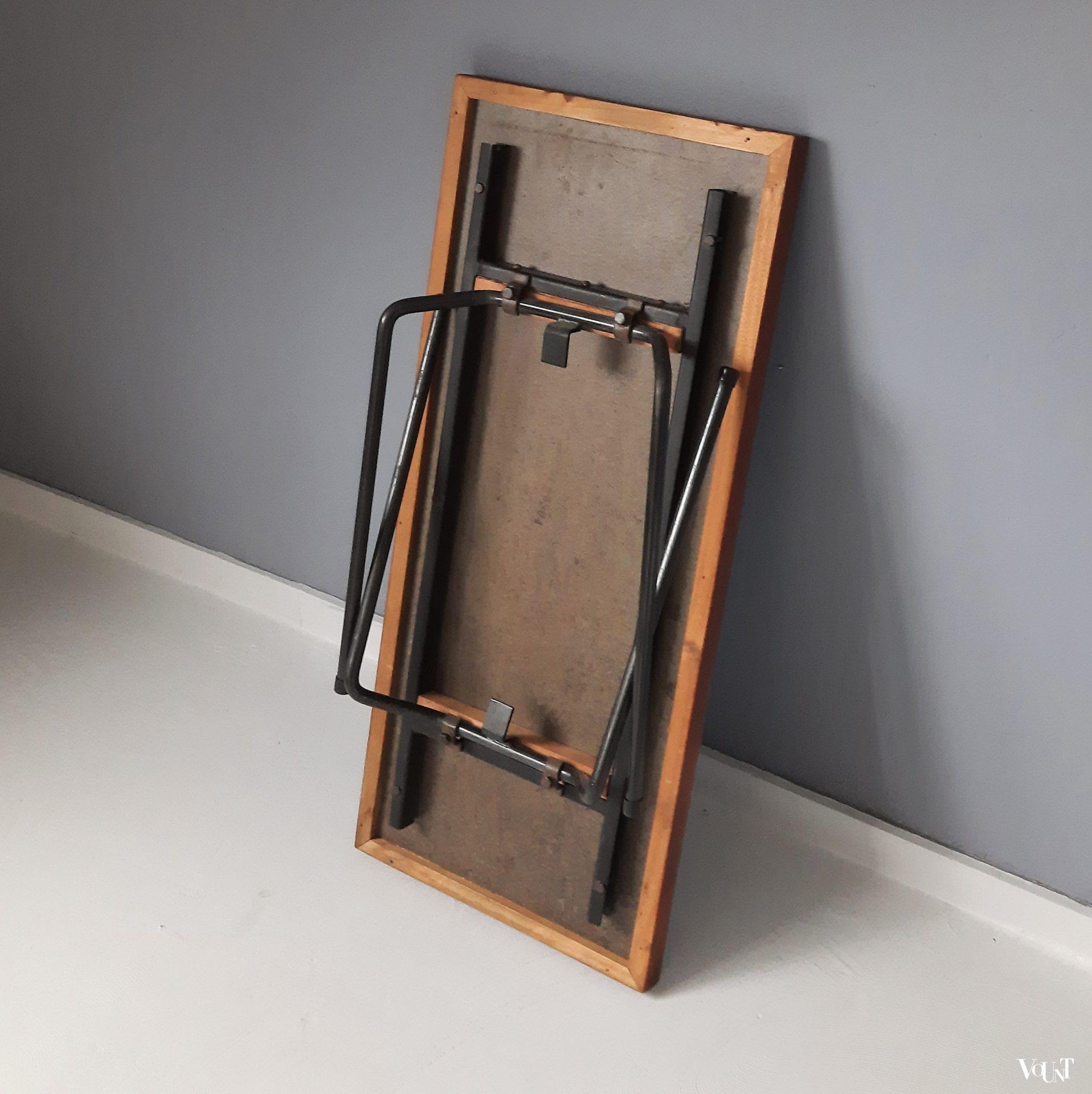 Jaren '60 inklapbare salontafel / bijzettafel