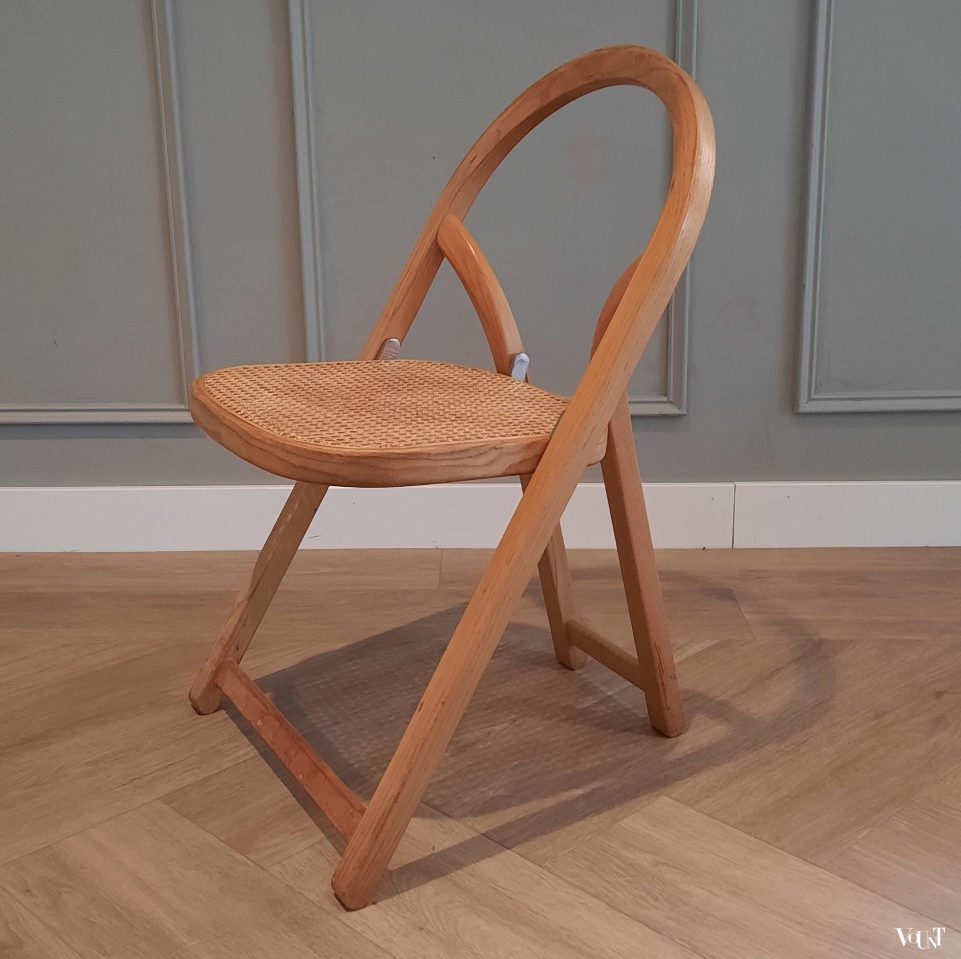 Set van 4 "Arca" klapstoelen, Gigi Sabadin voor Crassevig, jaren '70
