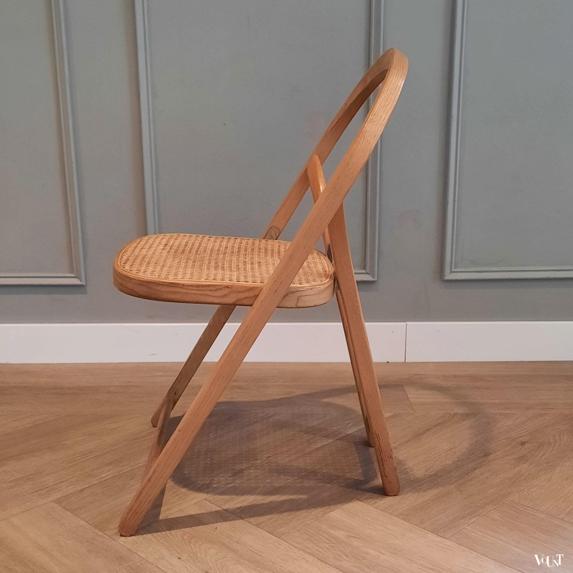 Set van 4 "Arca" klapstoelen, Gigi Sabadin voor Crassevig, jaren '70