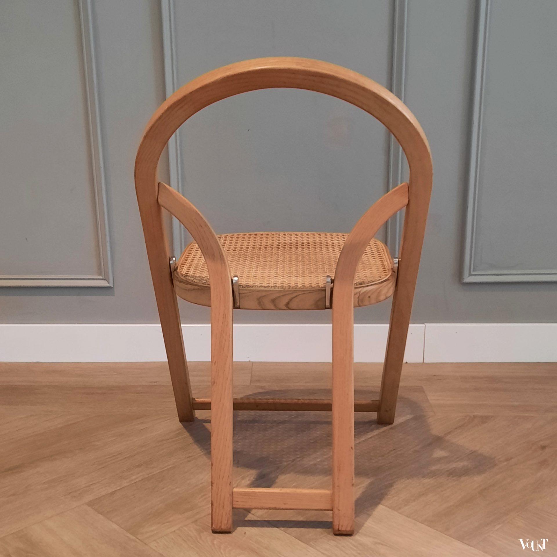 Set van 4 "Arca" klapstoelen, Gigi Sabadin voor Crassevig, jaren '70