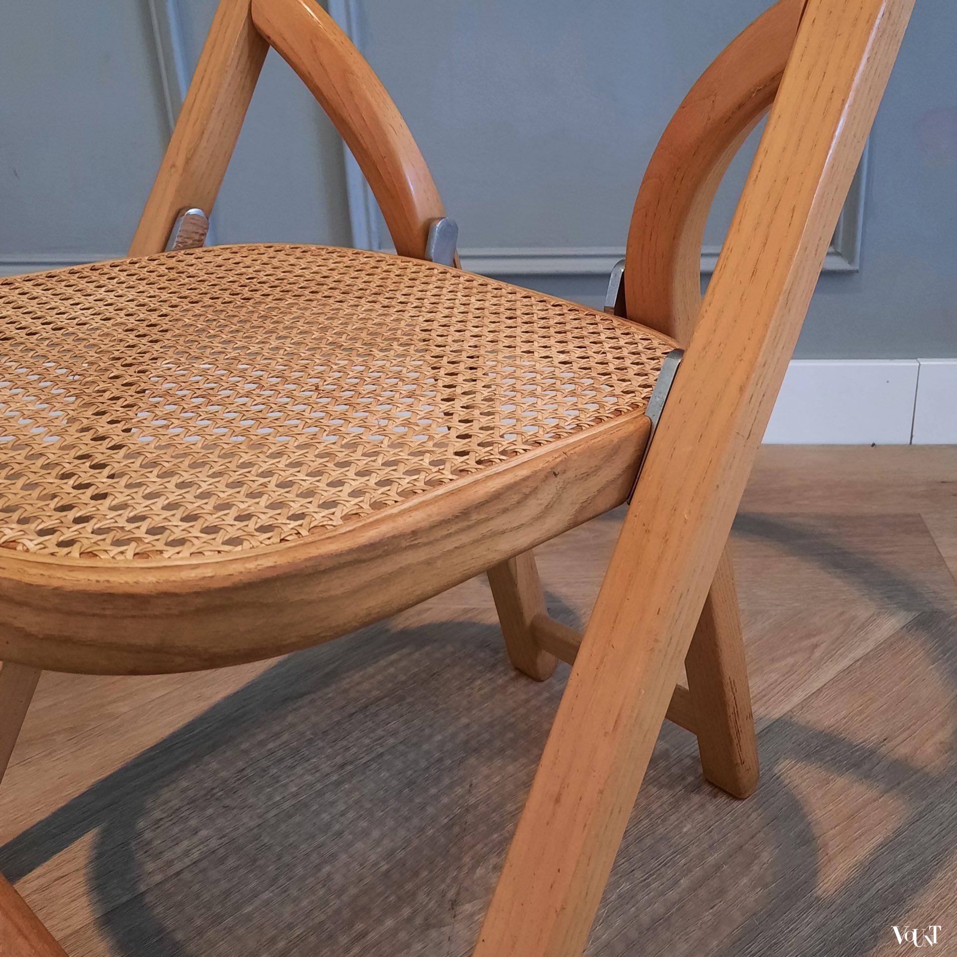 Set van 4 "Arca" klapstoelen, Gigi Sabadin voor Crassevig, jaren '70