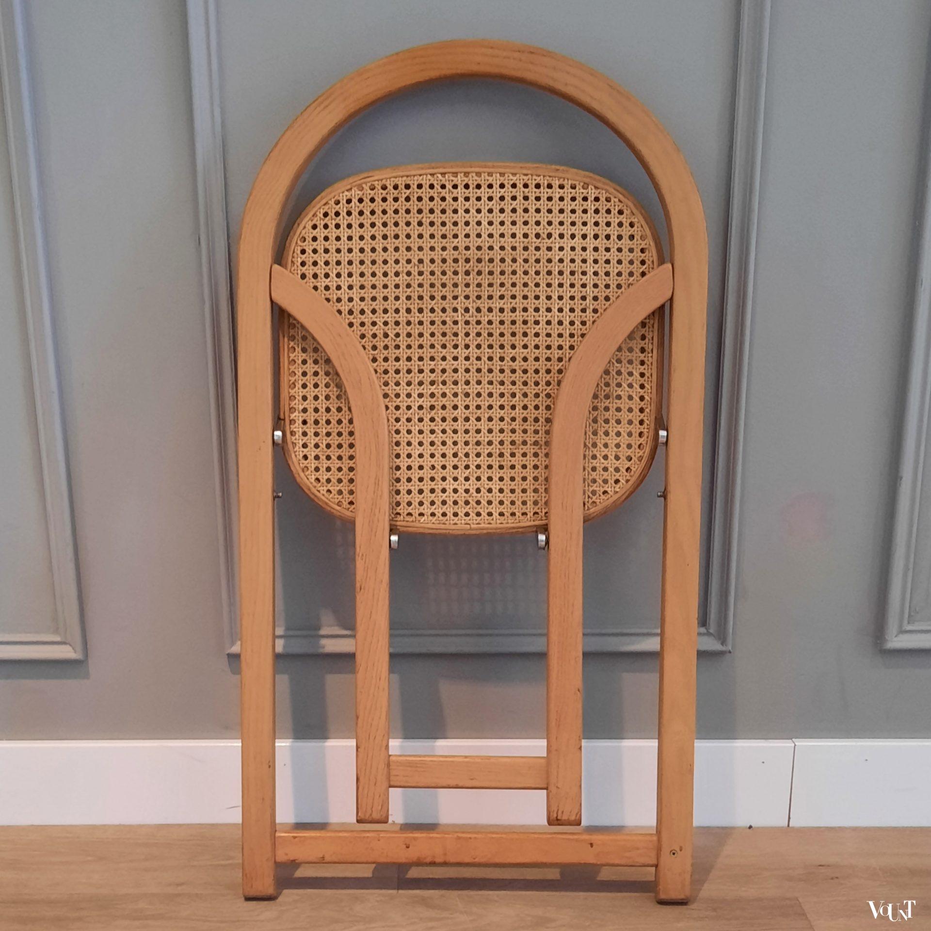 Set van 4 "Arca" klapstoelen, Gigi Sabadin voor Crassevig, jaren '70