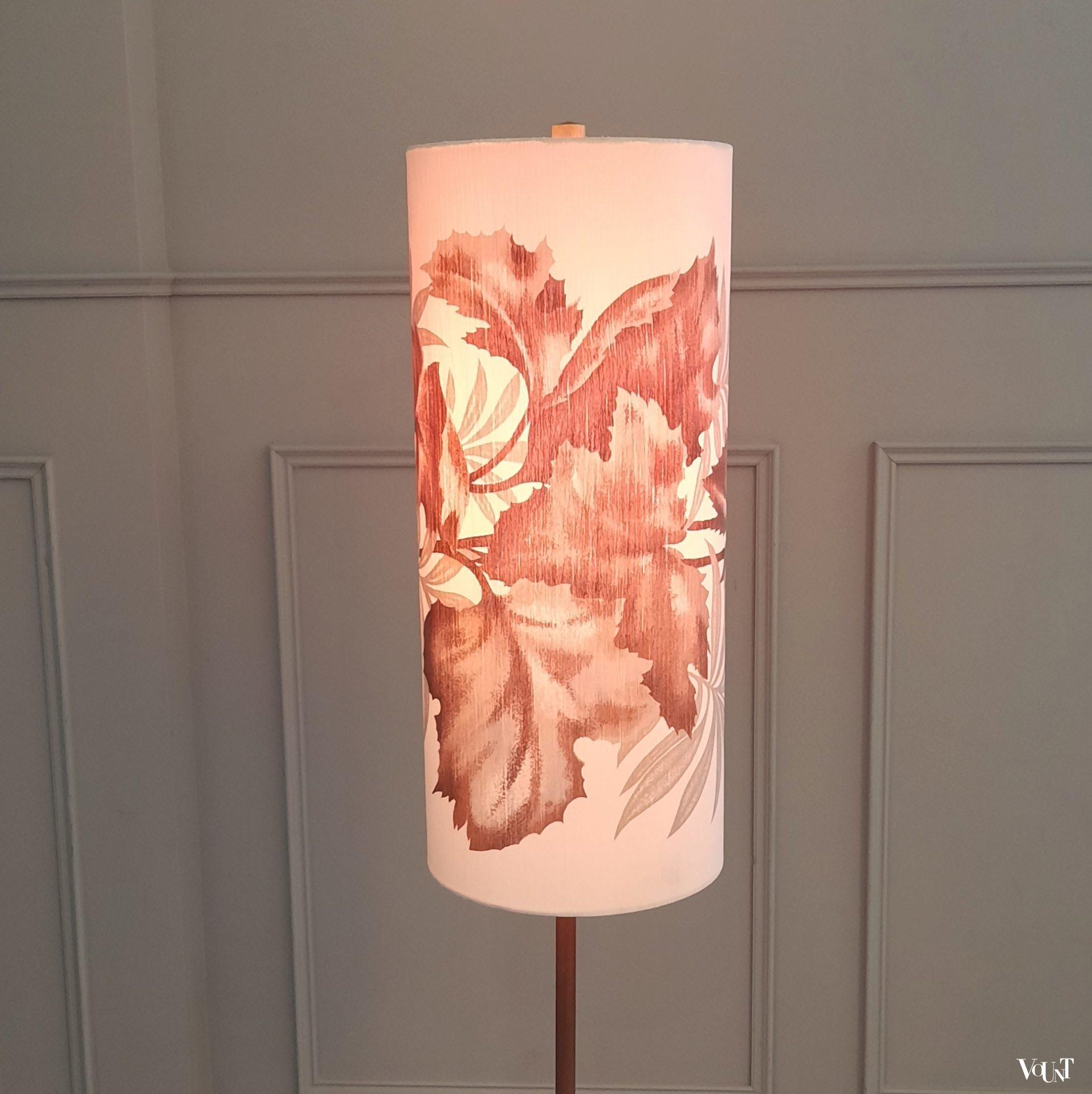 In hoogte verstelbare vloerlamp, jaren '60