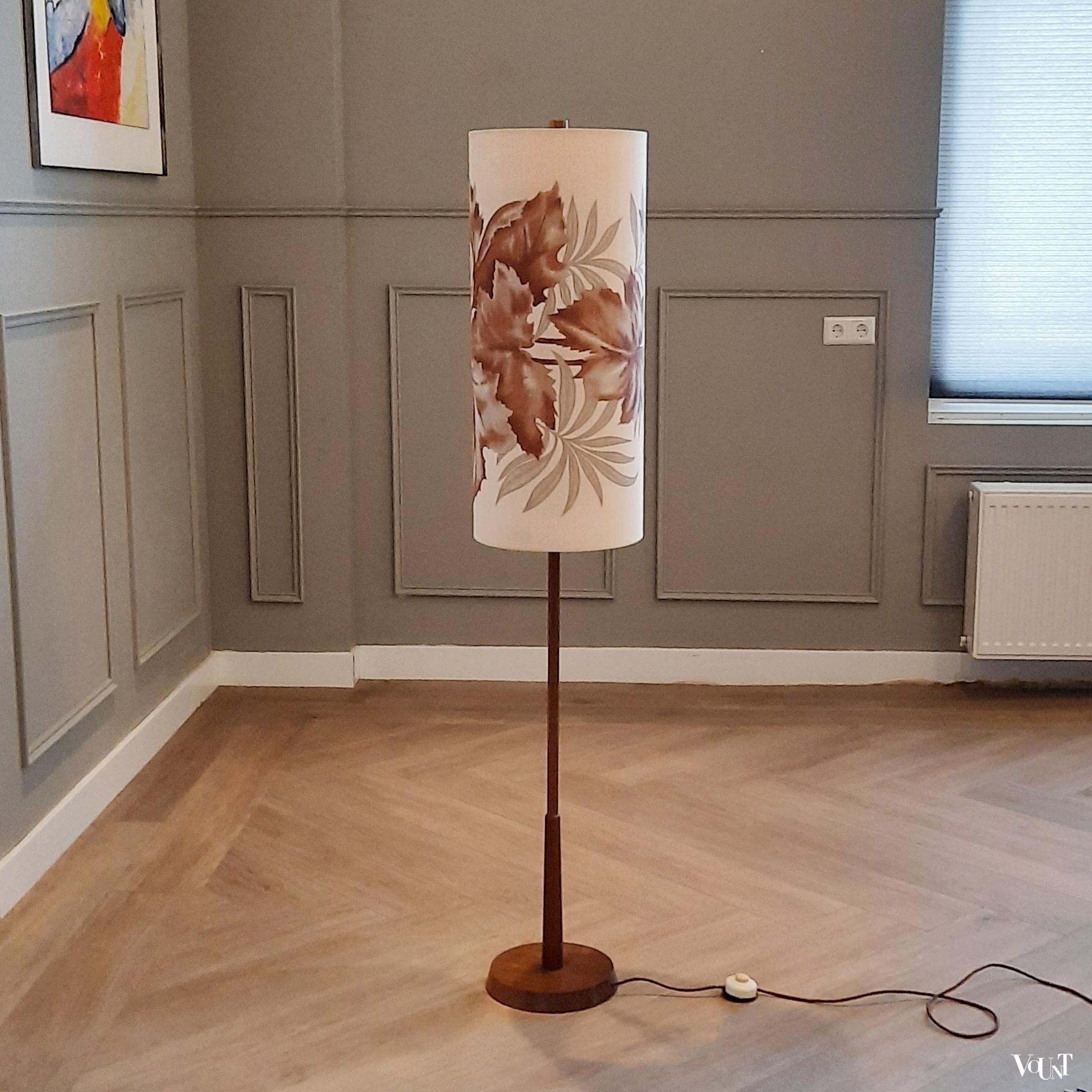 In hoogte verstelbare vloerlamp, jaren '60