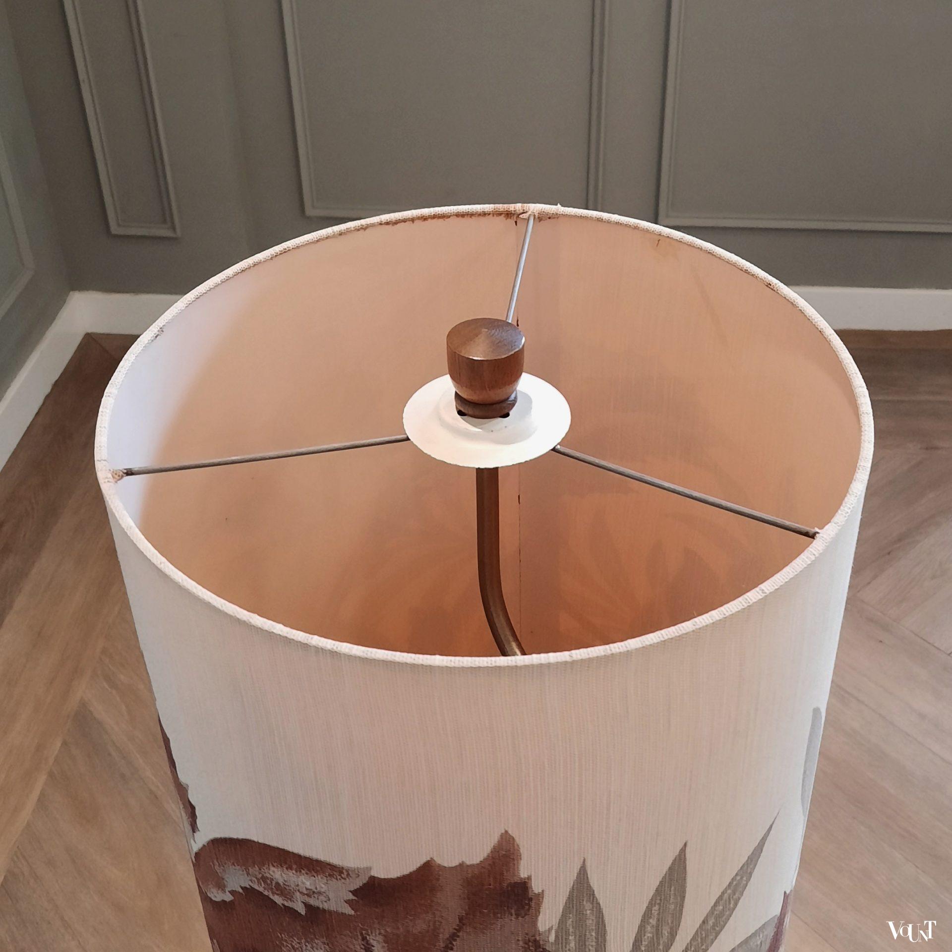 In hoogte verstelbare vloerlamp, jaren '60