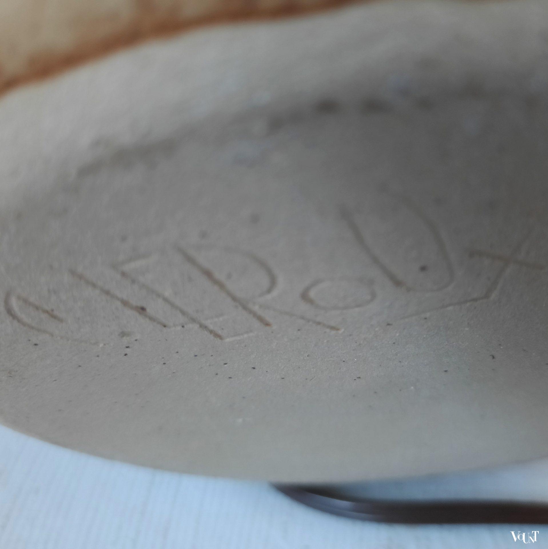 Franse tafellamp met geweven kap, Le Roux, jaren '60