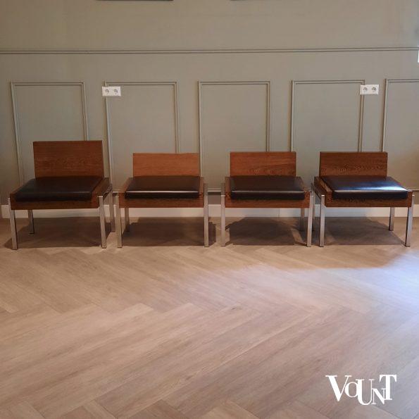 Modulair systeem wengébankjes, jaren '60