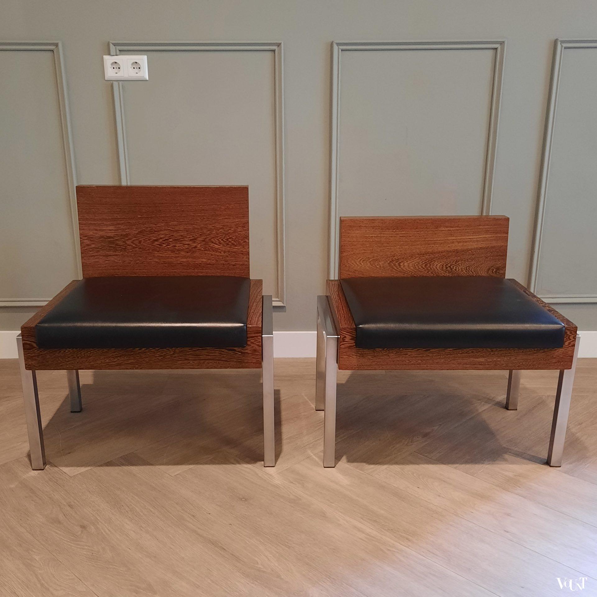 Modulair systeem wengébankjes, jaren '60