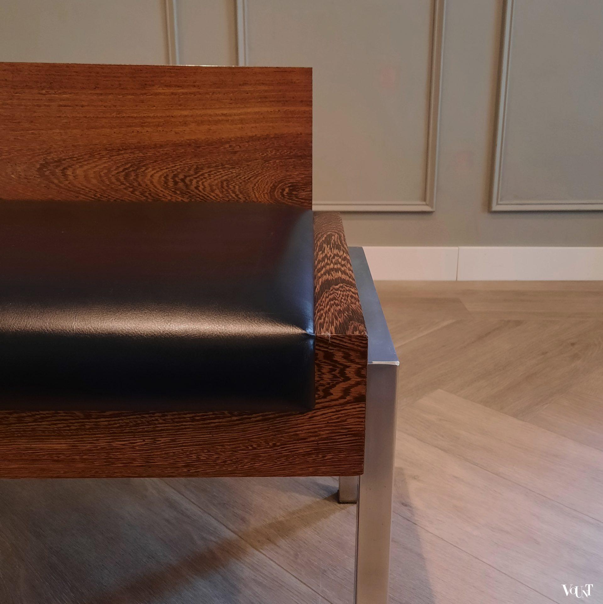 Modulair systeem wengébankjes, jaren '60