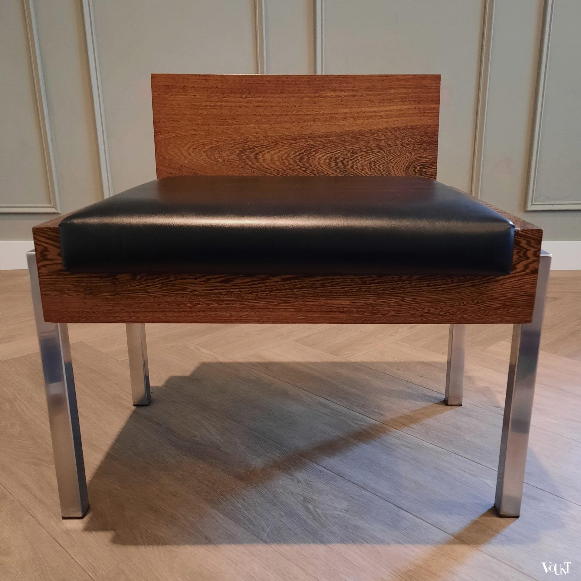 Modulair systeem wengébankjes, jaren '60