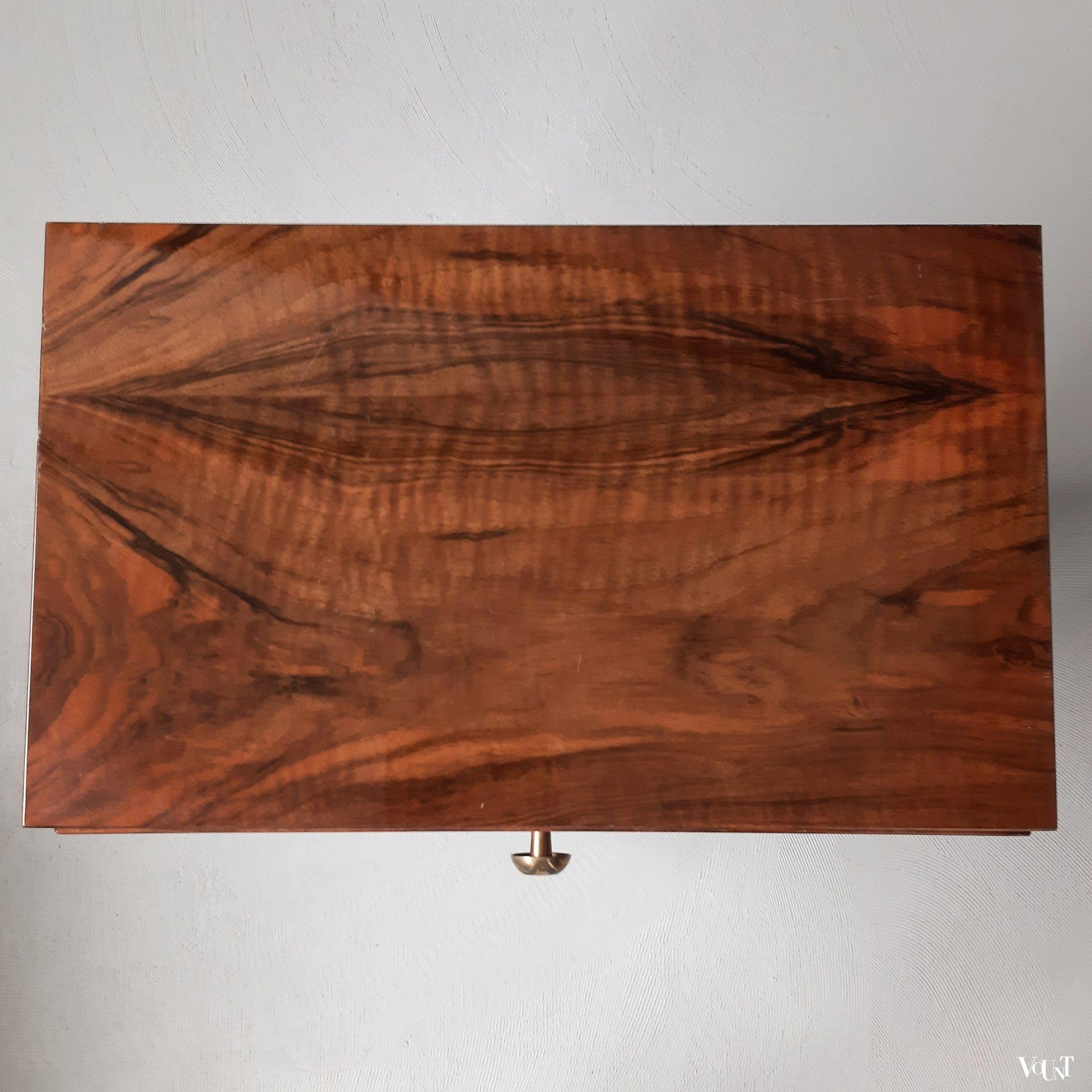 Nachtkastjes met inlegwerk, Frankrijk, jaren '70