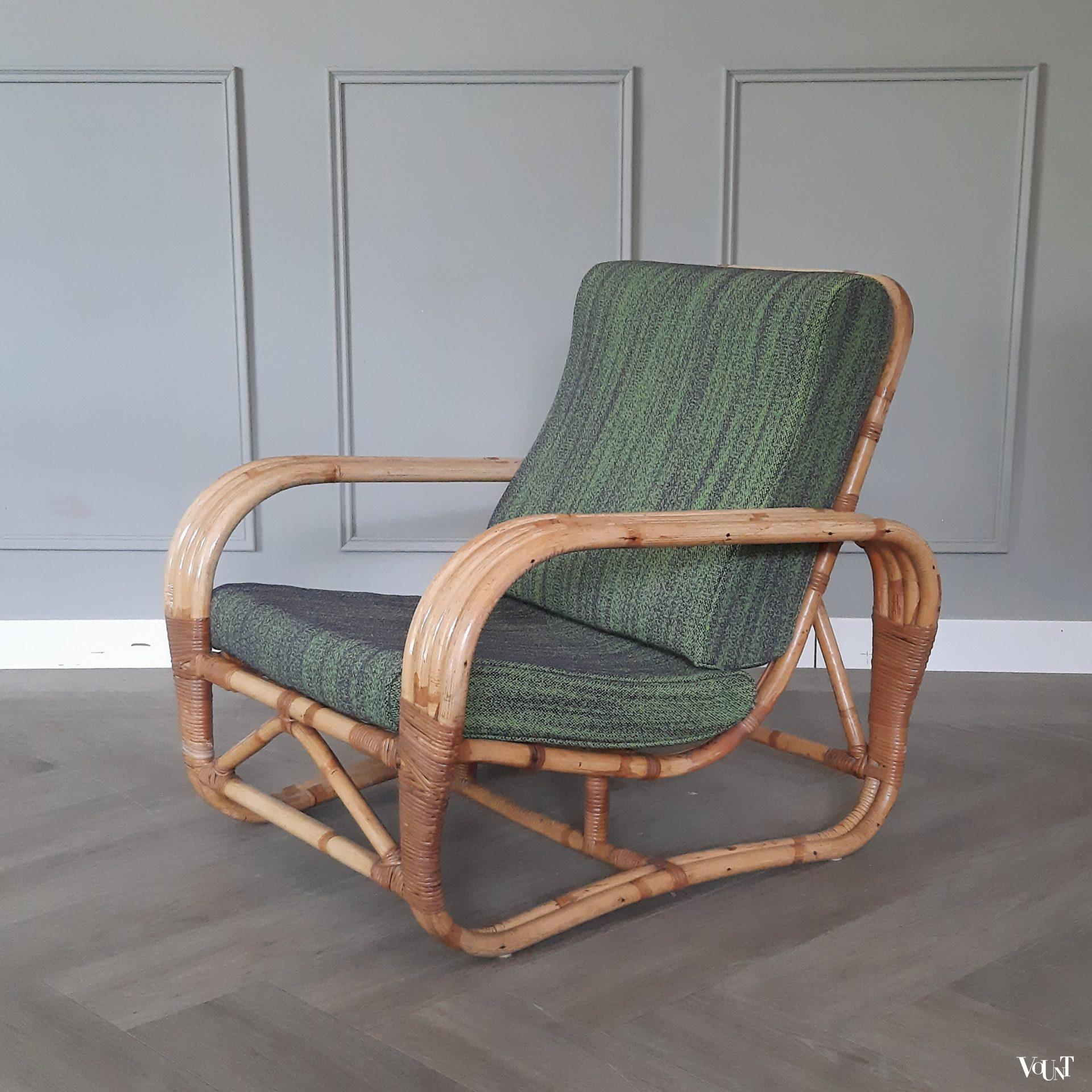 Rotan fauteuil, jaren '40