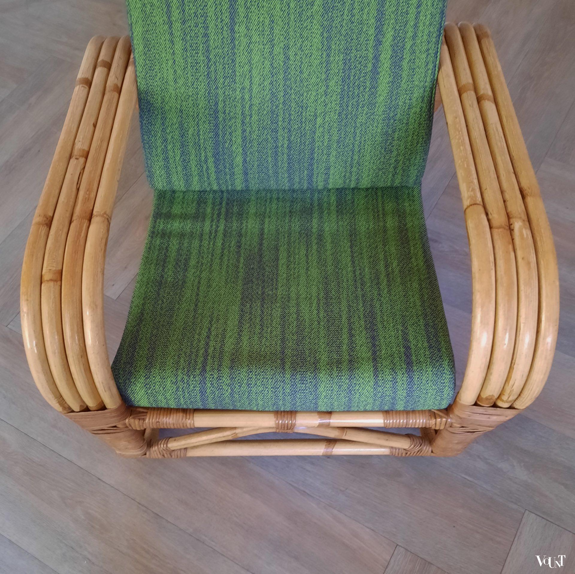 Rotan fauteuil, jaren '40