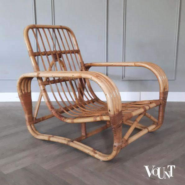 Rotan fauteuil, jaren '40
