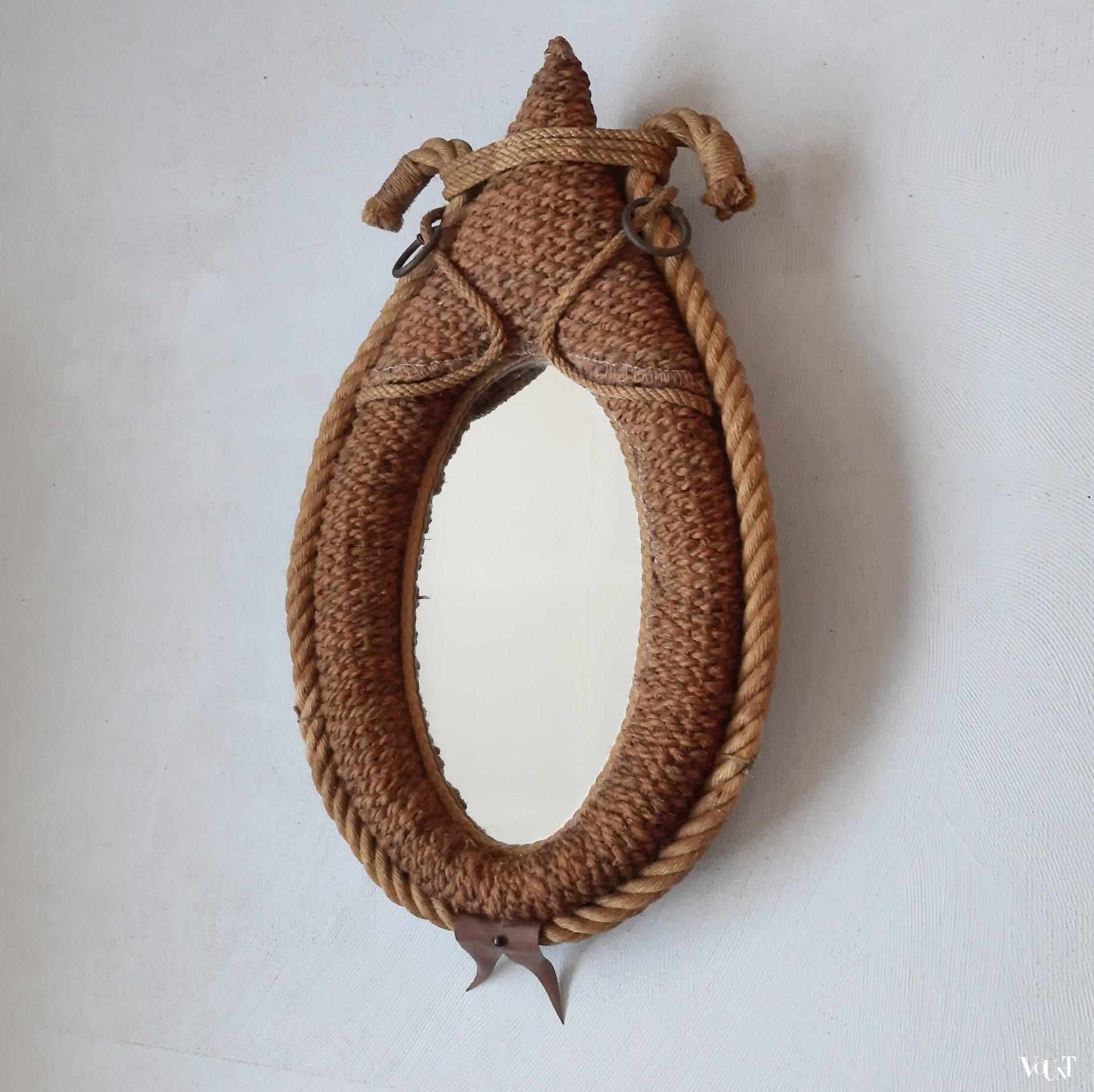 Gareel van touw met spiegel, Frankrijk, jaren '50/'60