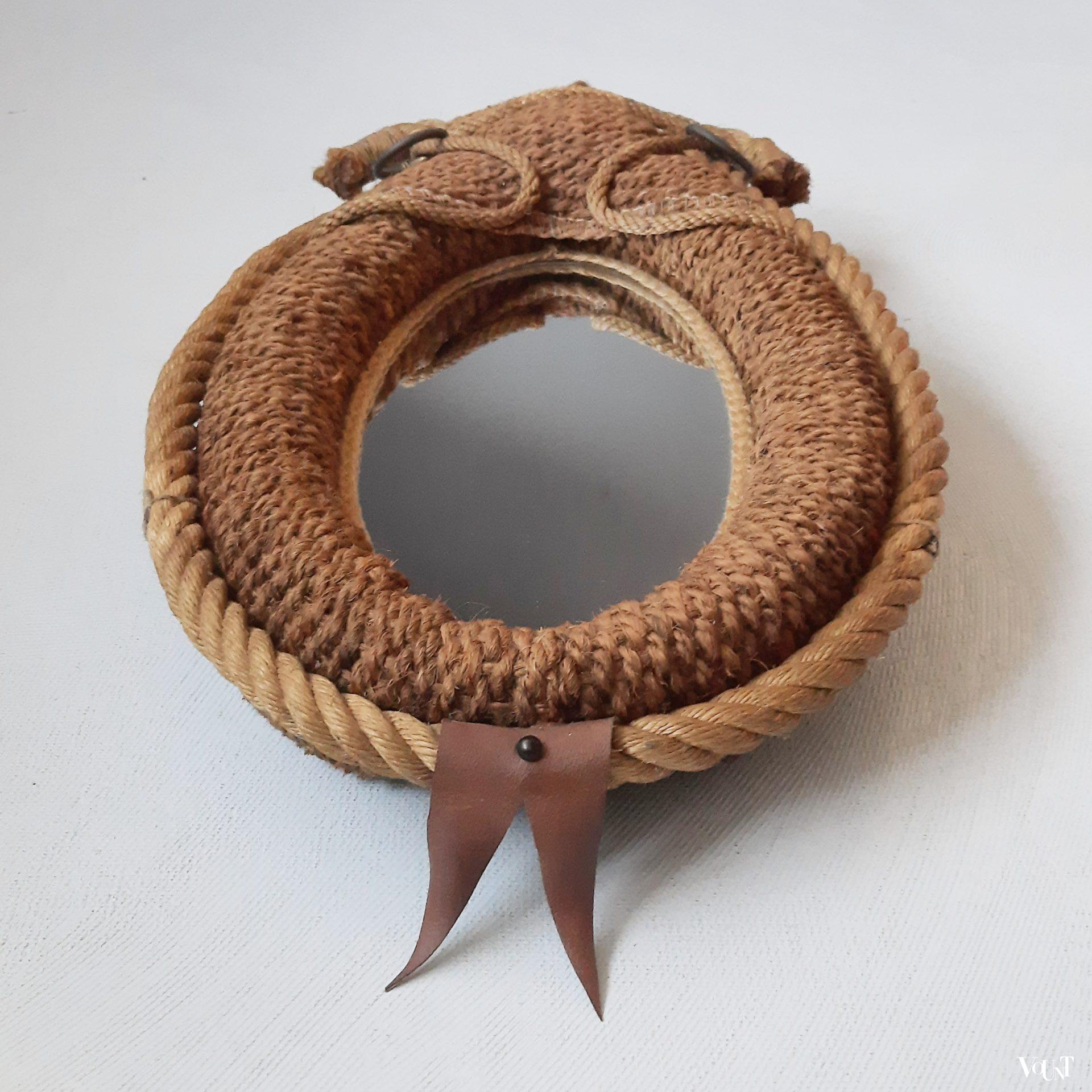 Gareel van touw met spiegel, Frankrijk, jaren '50/'60