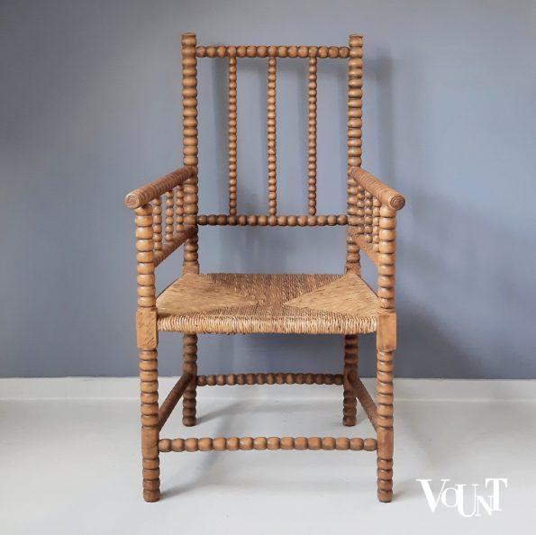 Nederlandse knobbelstoel of bobbin chair, 1e helft 20e eeuw