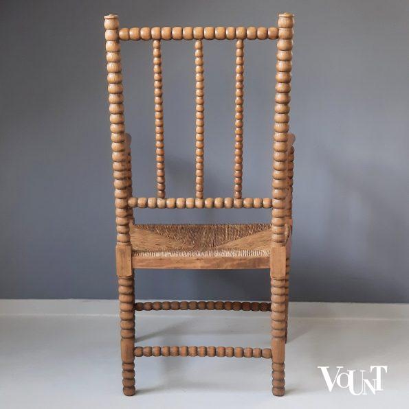 Nederlandse knobbelstoel of bobbin chair, 1e helft 20e eeuw