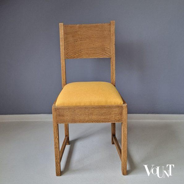 Set van 4 art deco eettafelstoelen, jaren '20/'30